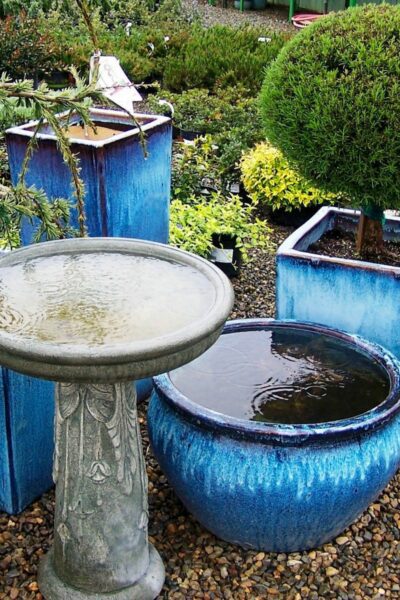 Yard Décor - Glazed Ceramic Pots - Wyntour Gardens